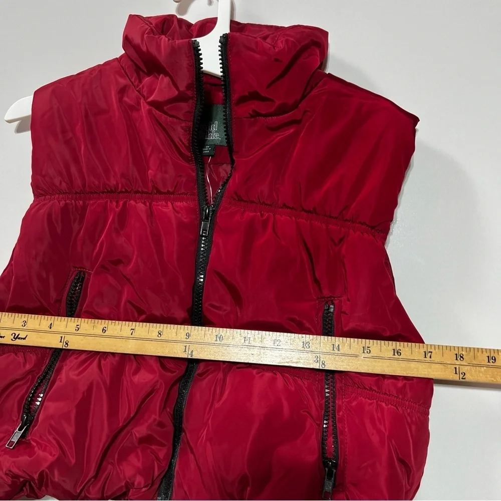 NWT Wild Fable Women's Puffer Vest- Maroon XS